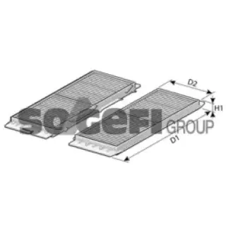 Фільтр салону 6344230010 FRAM (CF102182)