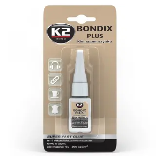 Суперклей універсальний K2 Bondix Plus прозорий 10 г (B101)
