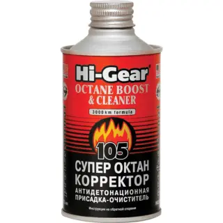Антидетонаційна присадка-очисник HI-GEAR "Супер октан-коректор" 325 мл (HG3306)