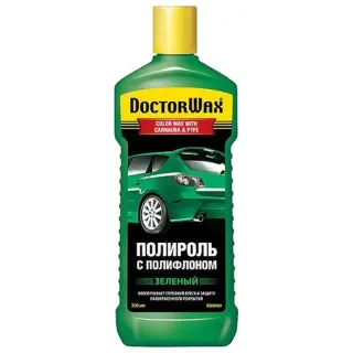 Поліроль кузова з поліфлоном Doctor Wax зелений пляшка 300 мл (DW8449)
