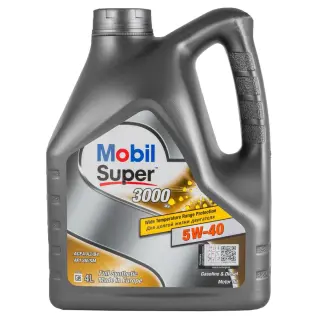 Олива моторна MOBIL Super 3000 x1 5W-40 4 л (152566)