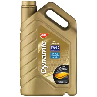 Олива моторна MOL Dynamic Gold LongLife 5W-30 4 л (13301115)