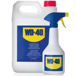 Мастило універсальне WD-40 рідке мінеральне прозоре з розпилювачем 5 л (124W705806)