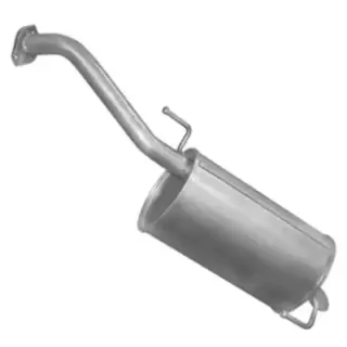 Глушник POLMO Nissan Micra 1.0-1.4i; 1.5dCi 11/02-04/05 алюмінізована сталь (15.239)