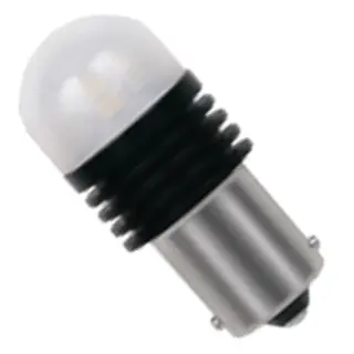 Лампа автомобільна МАЯК 12V T25 4SMD Black LED жовтий світлодіодна (MK 12T25/BLK17/OR/2BL)