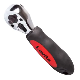 Тріскачка LAVITA 1/4" 3/8" 150 мм 72 зуба CRV (LA 151438)