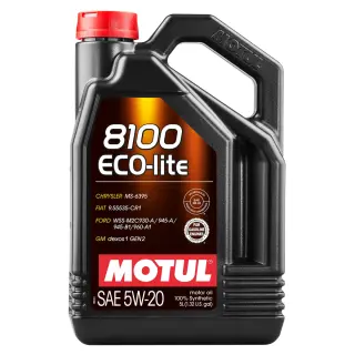 Олива моторна MOTUL 8100 ECO-Lite 5W-20 5 л (109104/841451)
