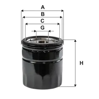 Фільтр оливи WIX FILTERS FORD Tourneo Custom 2012, Transit 2014, Transit Custom 2012 (WL7542)