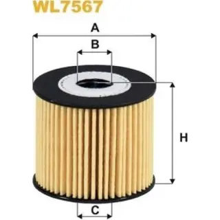 Фільтр оливи WIX FILTERS Hyundai Kona, Tucson II 1.6 CRDi (WL7567)