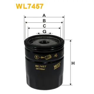 Фільтр оливи WIX FILTERS Mitsubishi Colt VI, Smart Forfour (WL7457)