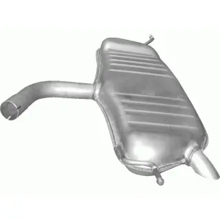 Глушник POLMO VW Touran 1.6 FSi 01/05-01/07 алюмінізована сталь (30.154)