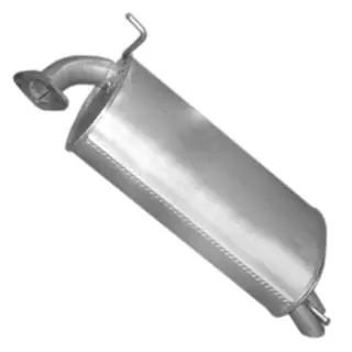 Глушник POLMO HONDA Accord 1.6i,1.8i,2.0i,2.3i -16V 98-02 hatchback, sedan алюмінізована сталь (09.117)