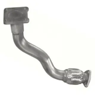 Труба приймальна POLMO Seat Toledo/VW Golf/Passat/Vento 1.6/1.8 KAT алюмінізована сталь (30.342)