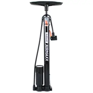Насос ручний Elegant Maxi Airmaxx 8 Атм з манометром під автомобільний та велосипедний Presta вентиль (EL 100 355)