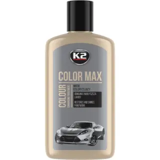 Поліроль восковий для кузова K2 Color Max сріблястий пляшка 250 мл (K020SILVER )