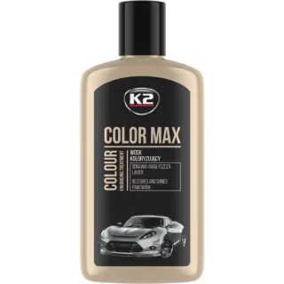Поліроль восковий для кузова K2 Color Max пляшка чорний 250 мл (K020CAN)