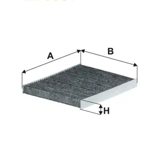 Фільтр салону WIX FILTERS Ford B-max, Ecosport, Fiesta VI (08-), Transit/Tourneo Courier (WP9361)