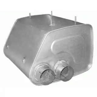 Глушник POLMO MAN F2000 95-01 din 49377 алюмінізована сталь (68.27)