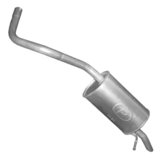 Глушник POLMO VW Fox 1.2 2005 алюмінізована сталь (30.82)