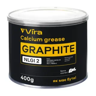Мастило універсальне VIRA Графітне пластичне чорне 400 г (VI0601)