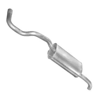 Глушник SEAT Cordoba 1.0i-16V; 1.4i-16V; 1.6i; 1.8i 97-02/ VW алюмінізована сталь