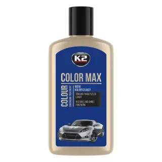 Поліроль восковий для кузова K2 Color Max синій пляшка 250 мл (K020BLUE)
