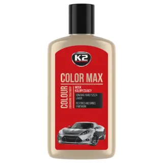 Поліроль восковий для кузова K2 Color Max червоний пляшка 250 мл (K020RED)