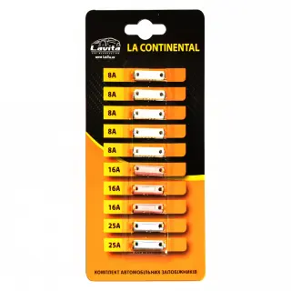 Запобіжник LAVITA циліндричний ВАЗ 2101 комплект (LA CONTINENTAL)