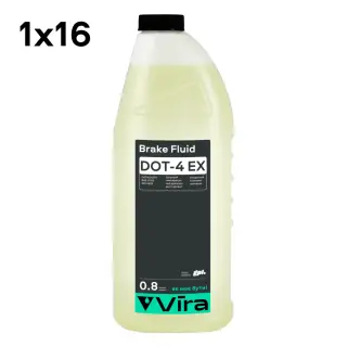 Рідина гальмівна Brake Fluid DOT-4 EX 0.8 л (КРАТНО ЯЩИКУ 16 шт) (VI1213)