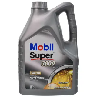 Олива моторна MOBIL Super 3000 x1 A3/B4 5W-40 5 л (156154)