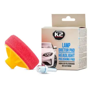 Губка K2 Lamp Doctor Pad для полірування фар ⌀ 8 см (K533)