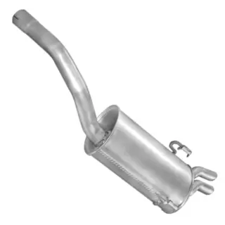 Глушник POLMO Citroen Evasion/Fiat Ulysse 94- 1.9TD-2.0i Turbo алюмінізована сталь (07.134)