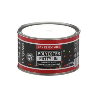 Шпаклівка універсальна CS SYSTEM Putty Uni середньозерниста поліефірна бежева 0,25 кг