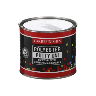 Шпаклівка універсальна CS SYSTEM Putty Uni середньозерниста поліефірна бежева 0,5 кг