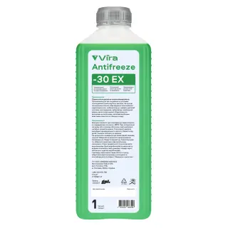 Рідина охолоджуюча VIRA Antifreeze ЕХ -30 °C зелена 1 кг (VI0083)