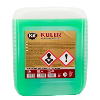 Рідина охолоджуюча K2 Kuler Long Life -35 °C G11 зелена 22 кг (W406Z)