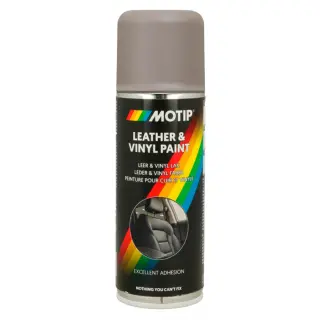 Фарба для шкіри та вінілу MOTIP Leather & Vinyl Paint бежево-сіра аерозоль 200 мл (04231BS)