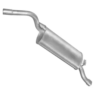 Глушник POLMO Skoda Favorit 1.6i HB 93-96/Felicja 94- алюмінізована сталь (24.20)