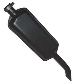 Глушник BOSAL МТЗ (L-930 mm) чорний метал високоякісний сплав (60-1205015-K)