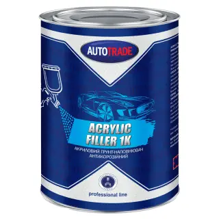 Ґрунт антикорозійний Autotrade сірий матовий 1 л/0,9 кг