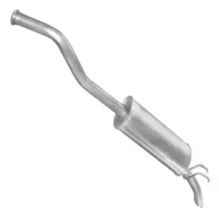 Резонатор POLMO Renault R21 1.4; 1.7; 2.0 86-93 алюмінізована сталь (21.21)