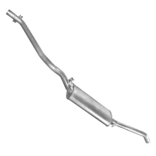 Глушник POLMO VW Jetta 1.3/1.6/1.6D 83-89 алюмінізована сталь (30.12)