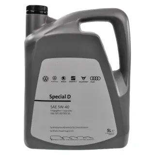 Олива моторна VAG VW Special D 5W-40 5 л (GS55505M4)