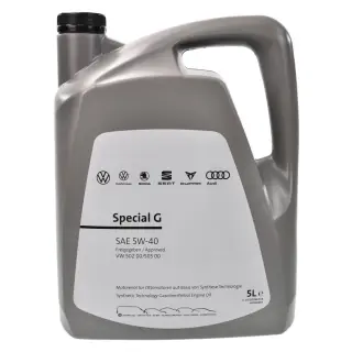 Олива моторна VAG VW Special G 5W-40 5 л (GS55502M4)