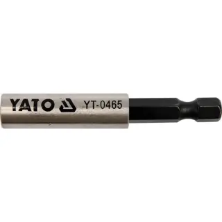 Тримач магнітний YATO для викруткових насадок 1/4" L= 60 мм (YT-0465)