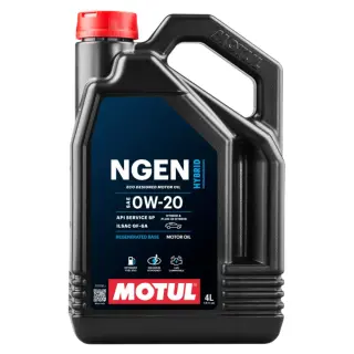 Олива моторна MOTUL Ngen Hybrid 0W-20 4 л (111902)