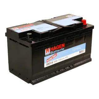 Акумулятор HAGEN BATTERIE 12V 95Ah 740 A R+ 353 мм х 175 мм х 190 мм (59314)