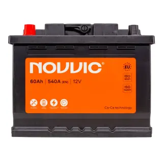 Акумулятор NOVVIC 12 V 60 Ah 540 A L+ 241 мм х 175 мм х 190 мм (JP0601)
