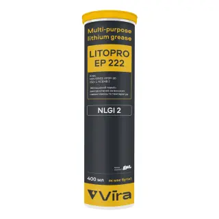 Мастило VIRA LITOPRO EP 222 багатоцільове літієве пластичне 400 мл (VI0634)
