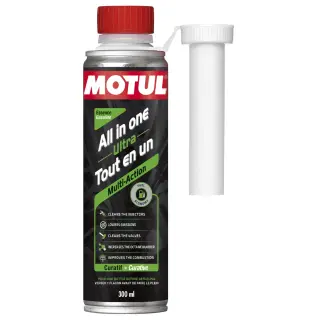 Очищувач комплексний для бензинових двигунів MOTUL All In One Ultra Gasoline 300 мл (112131)